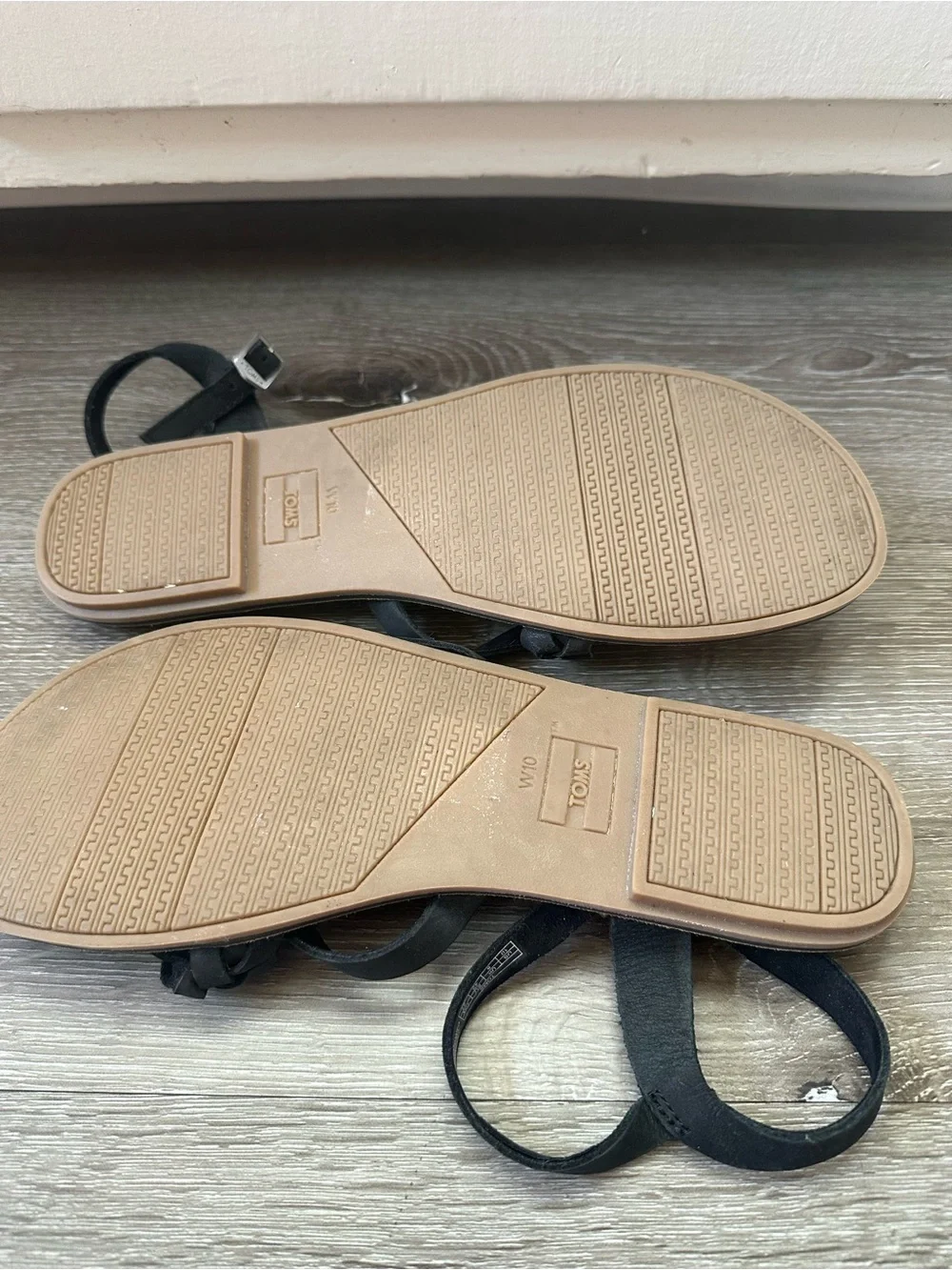 Toms Black Braided Ankle-Strap Sandals - Picture 7 of 7